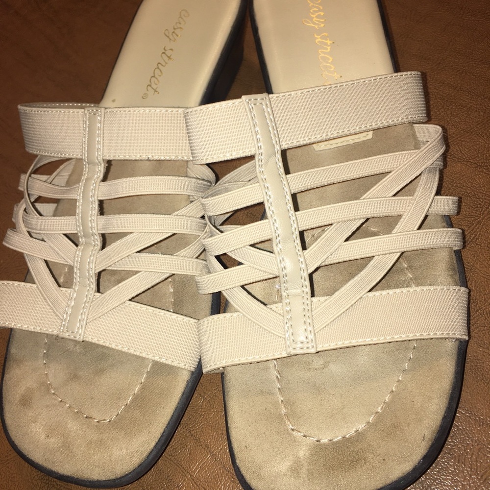 Cream heels